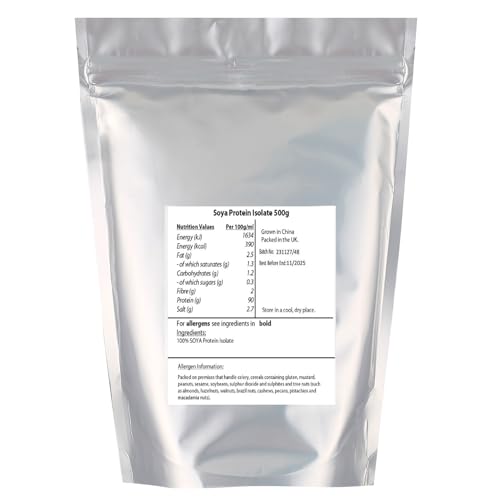 SOYA Protein Isolate (90% Protein) 500g by Hatton Hill, Unflavoured, Vegan Protein Shake Hatton HillBuy Supplements Australia