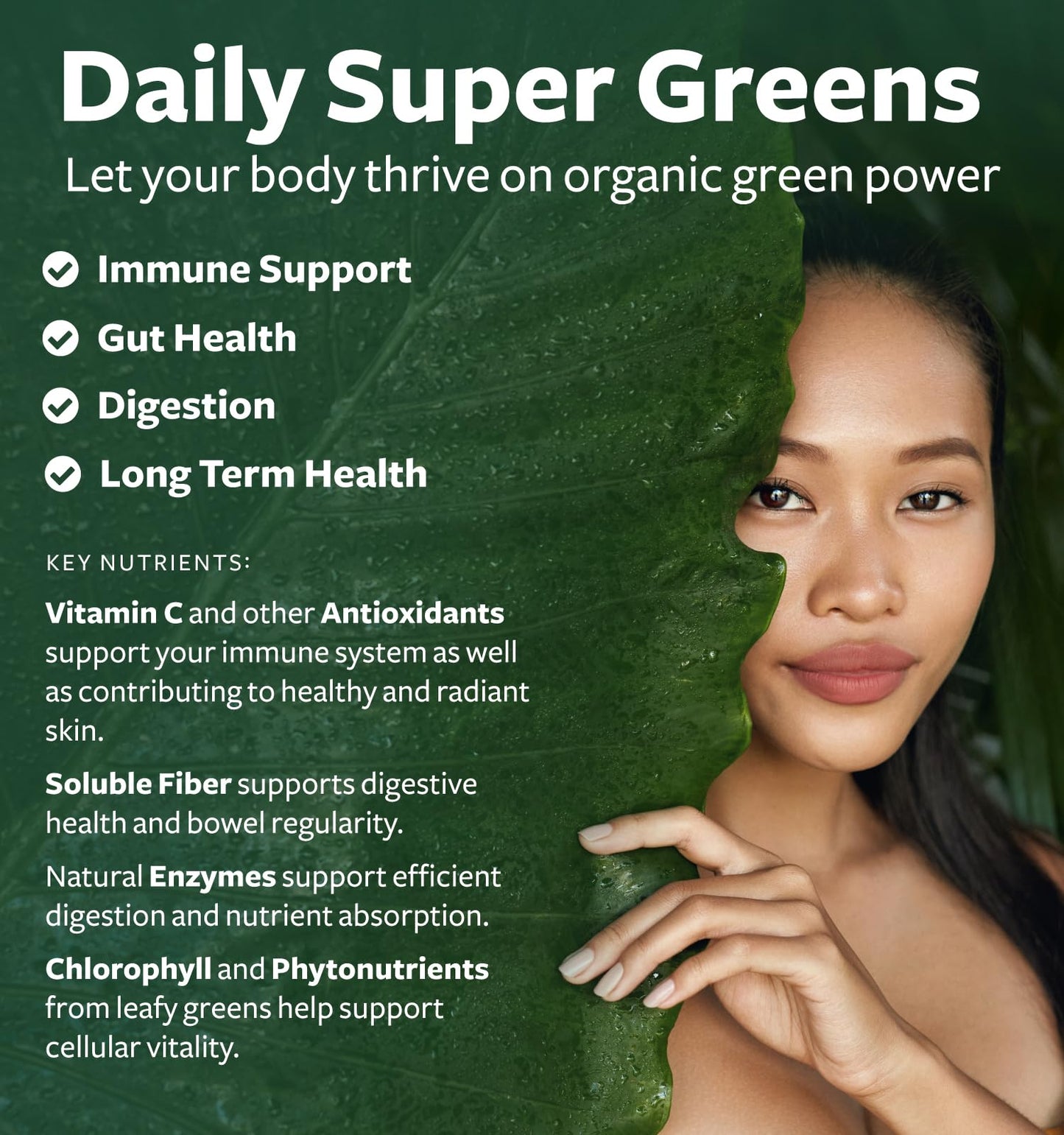 Super Greens & Vitamin C (1-Month Supply) Greens & C Synergy Bundle of Organic Super Greens Powder - Complete Superfood (60 Capsules) & & Vitamin C Immune Support (60 Vegetarian Caps)(Non-GMO) Healths Harmony buy supplements Au