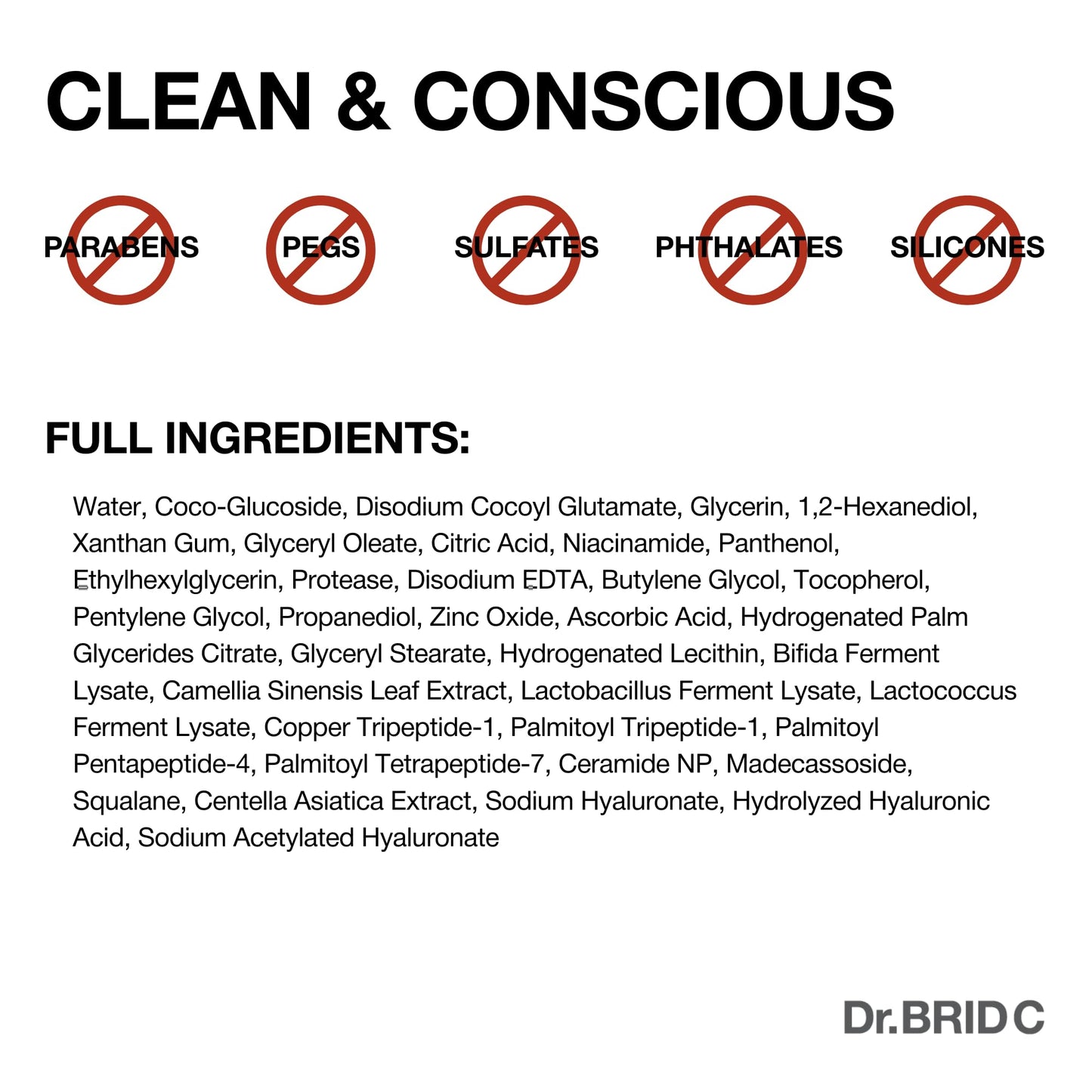 Dr.BRID C Soothing Jelly Cleanser - Amino Acid Face Wash with Peptides & Protease, Low-pH Pore Purifying & Texture Smoothing Facial Cleanser for Sensitive Skin, Fragrance-Free, 3.38 fl.oz. Dr.BRID C buy supplements Au