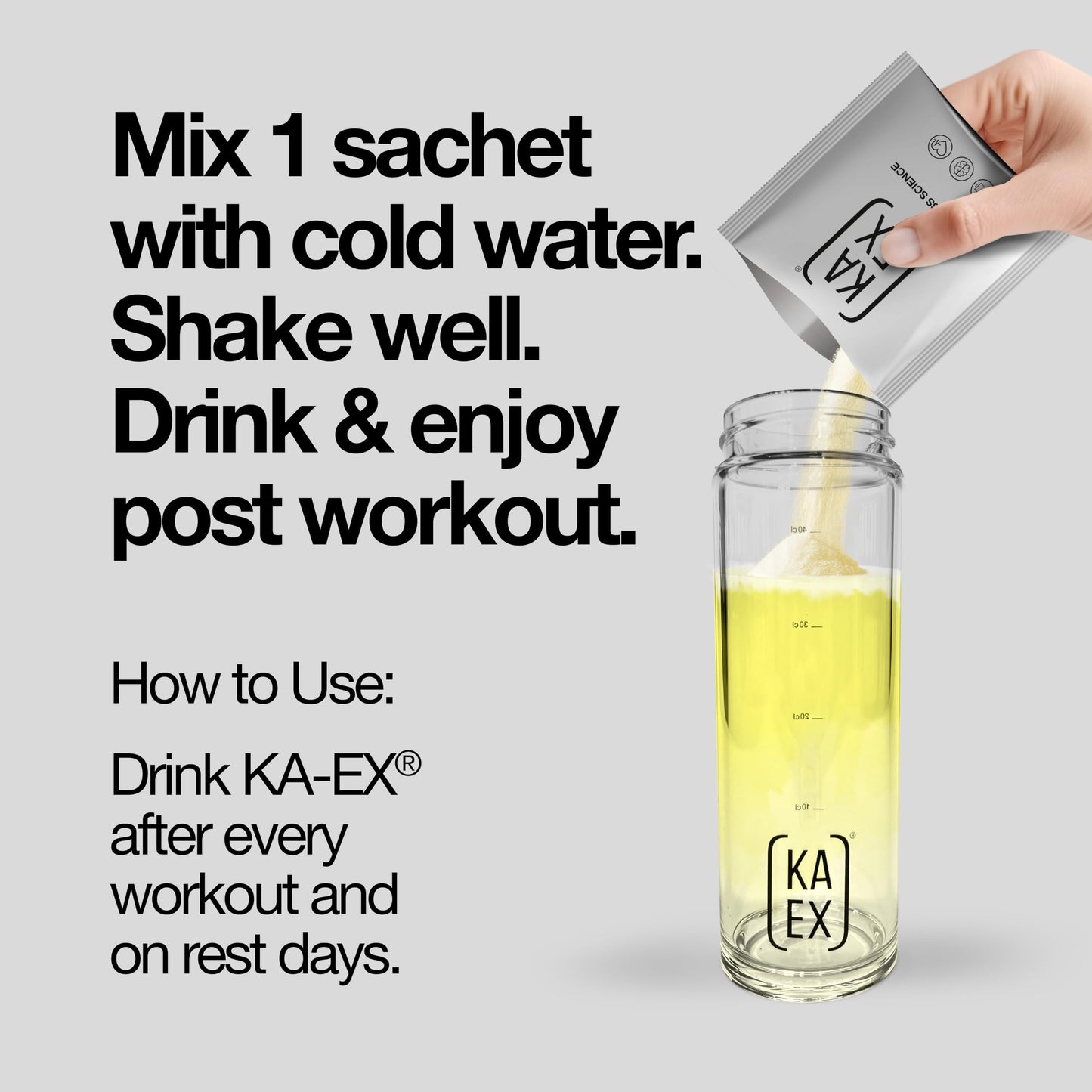 KA EX - Cortisol Stress Reducer for Athletes | Post-Workout Recovery Gamechanger | Clinically Tested and Trusted by Thousands of Pro Athletes | Swiss Science I Vegan (24 Pack) KA EXBuy Supplements Australia