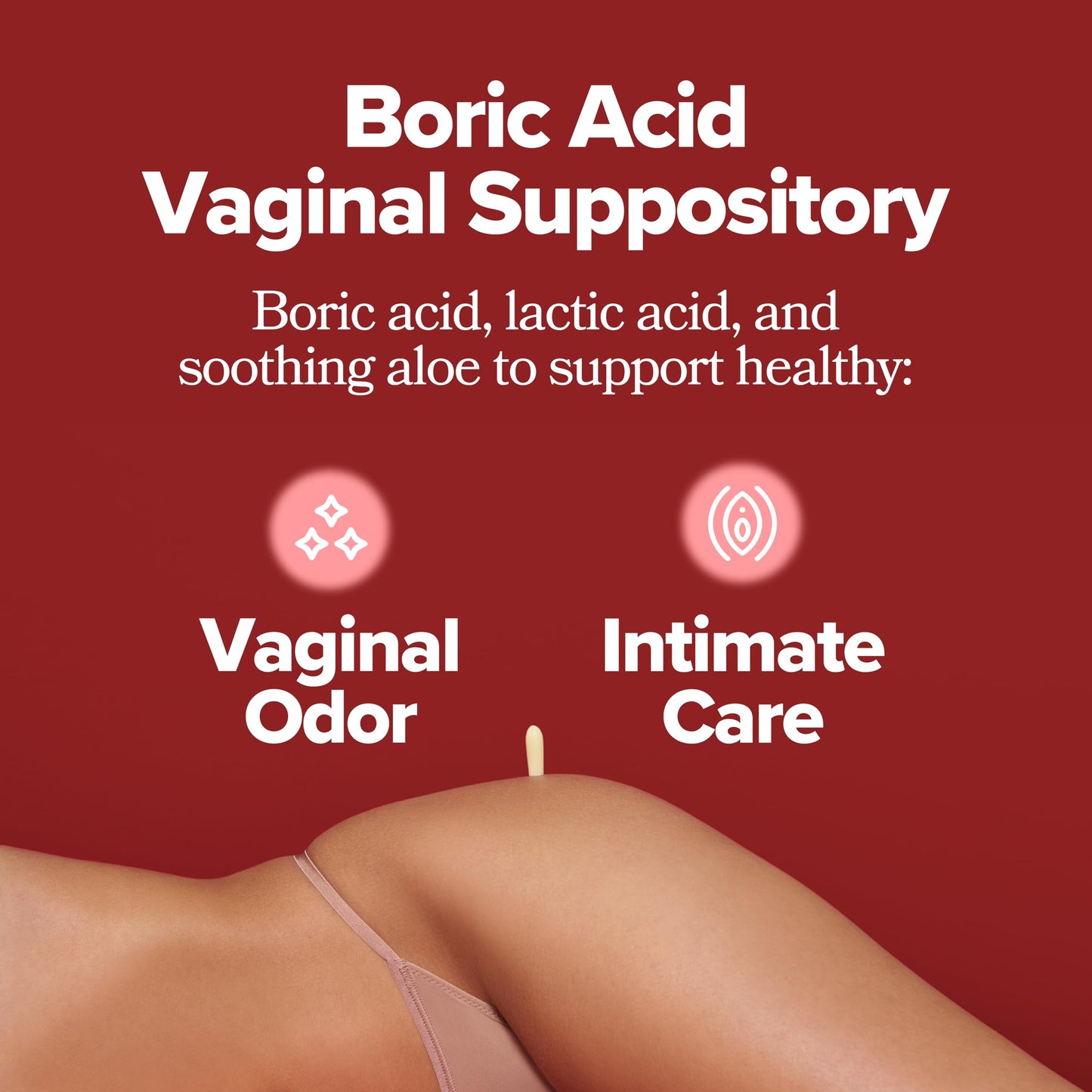 O Positiv URO Boric Acid Vaginal Suppository – with Lactic Acid, and Aloe for Fast Relief and Vaginal Odor Control – Vegan, Free from Parabens, Dyes, and Fragrances – 12 Count (Pack of 1) O PositivBuy Supplements Australia
