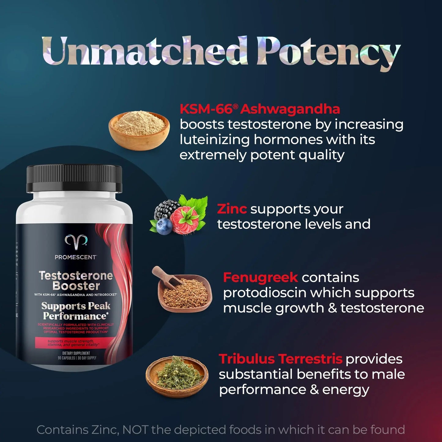 Promescent Testosterone Booster for Men Supplement w/Tongkat Ali (LongJack), KSM-66 Ashwagandha, Goat Weed, Fenugreek & Tribulus Terrestris, Supports Natural Energy, Stamina & Strength, 90 Capsules Promescent buy supplements Au