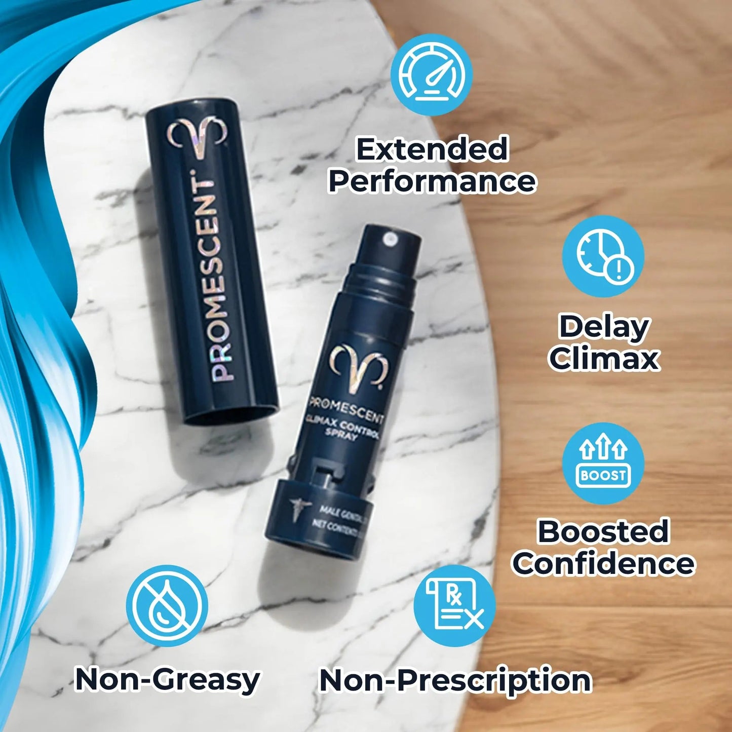Promescent Prolonging Delay Spray for Men Unique Topical Lidocaine Formula for Better and Maximized Sensation and Climax (3 Travel Size Pack) - Size 2.6 ml Promescent buy supplements Au