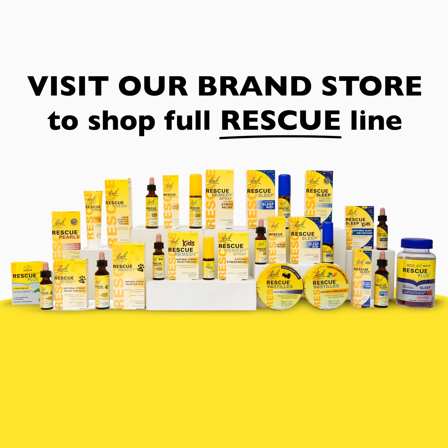 RESCUE Bach Remedy Dropper 20mL, Natural Stress Relief, Homeopathic Flower Essence, Vegan, Gluten & Sugar-Free, Non-Habit Forming (Non-Alcohol Formula) RESCUE buy supplements Au