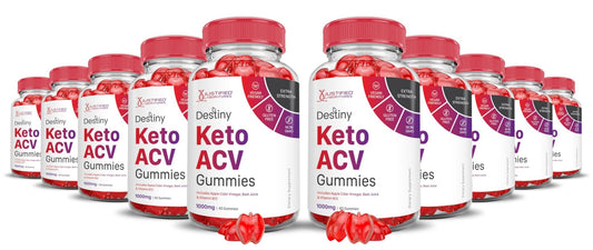 (10 Pack) Destiny Keto ACV Gummies Advanced Formula 1000MG Destiny Keto Gummies - NutriGlobal