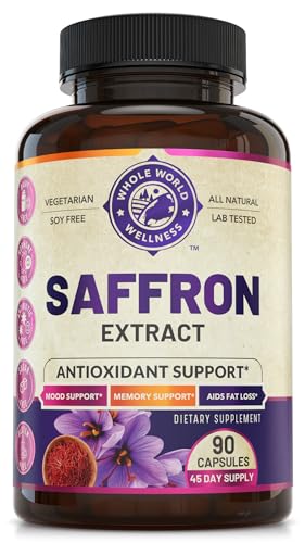 100% Pure Saffron Extract - Metabolism Booster & Natural Appetite Suppressant for Weight Loss - NutriGlobal