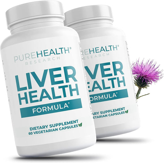 2 Liver Health Detox and Cleanse Supplement for Fatty Liver - Healthy Liver - NutriGlobal