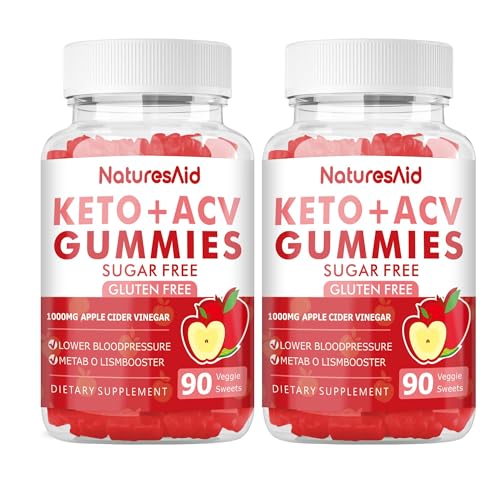 (2 Pack) 180 CT Keto Acv Gummies for Advanced Weight Loss & Belly Fat Burn - Pro - NutriGlobal