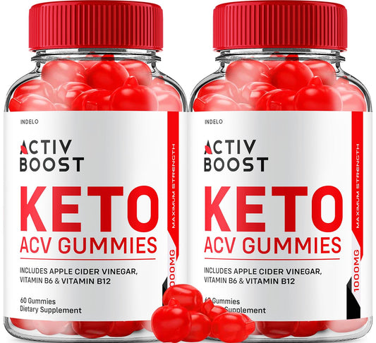 (2 Pack) Activ Boost Keto ACV Gummies - Activ Boost Keto ACV Gummies Reviews - NutriGlobal