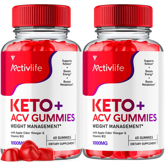 (2 Pack) Activlife Keto ACV Gummies Activelife Keto Advanced, Active Life Keto - NutriGlobal