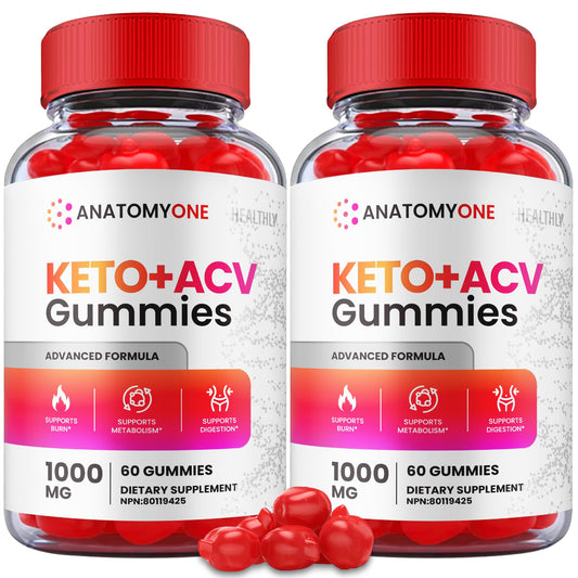 (2 Pack) Anatomy One Keto Gummies, Anatomy One Keto Acv Gummies, Anatomyone Keto - NutriGlobal