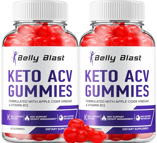 (2 Pack) Belly Blast Keto ACV Gummies - Keto Belly Blast ACV Advanced Formula Belly Blast - NutriGlobal