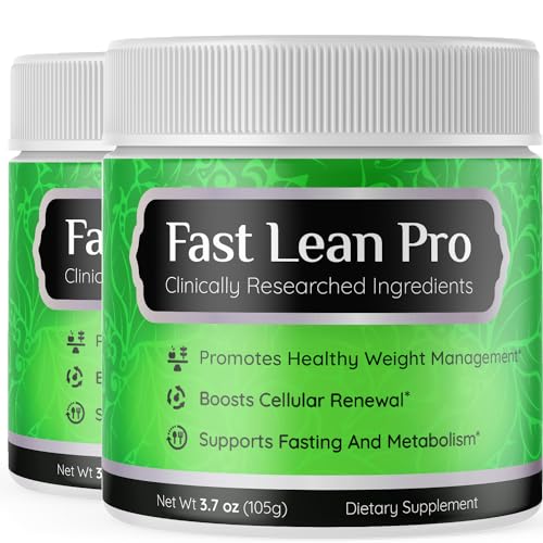 (2 Pack) Fast Lean Pro Advanced Formula Supplement Powder - Fast Lean Pro Hydrating - NutriGlobal