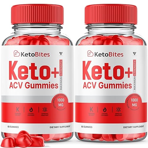(2 Pack) Keto Bites ACV Gummies, KetoBites Keto ACV Gummies Advanced Weight Loss - NutriGlobal