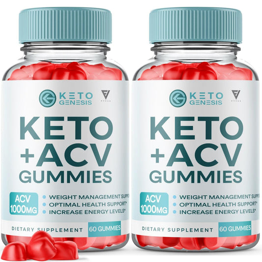 (2 Pack) Keto Genesis Keto ACV Gummies Advanced Weight Loss, Ketogenesis Keto - NutriGlobal