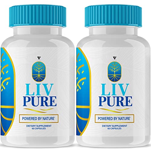 (2 Pack) Liv Pure Loss Pills, Livpure Liver Detox Cleanse Management Capsules Advanced - NutriGlobal