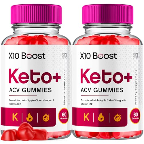 (2 Pack) X10 Boost Keto ACV Gummies Advanced Weight Loss, X10 Boost Keto - NutriGlobal