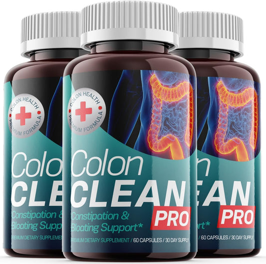 (3 Pack) Colon Clean Pro, Colon Clean Pro Pills, Colon Clean Pro Capsules - NutriGlobal