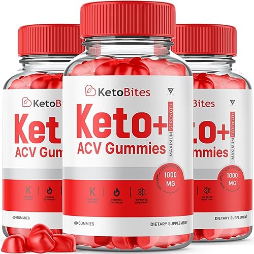 (3 Pack) Keto Bites ACV Gummies, KetoBites Keto ACV Gummies Advanced Weight Loss - NutriGlobal
