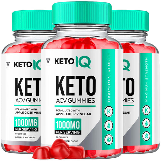 (3 Pack) Keto IQ KetoIQ Keto ACV Gummies, Keto IQ ACV Gummies Advanced Weight Loss - NutriGlobal
