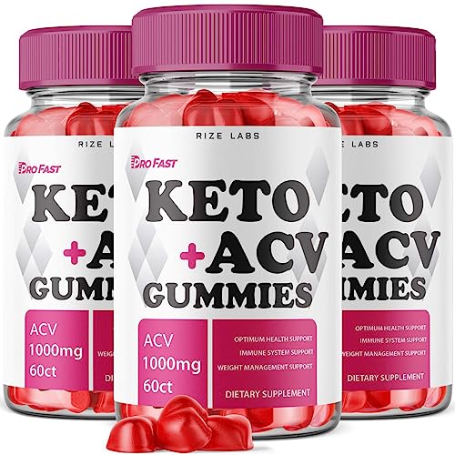 (3 Pack) ProFast Keto Gummies - Pro Fast Keto ACV Gummies Advanced Weight Loss Pro - NutriGlobal