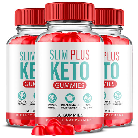 (3 Pack) Slim Plus Keto Gummies - Slim Plus Keto ACV Gummies with Apple Cider Vinegar - NutriGlobal