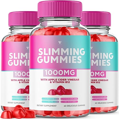 (3 Pack) Slimming Gummies It Works Slimming Gummies for Weight Loss with Apple Cider - NutriGlobal