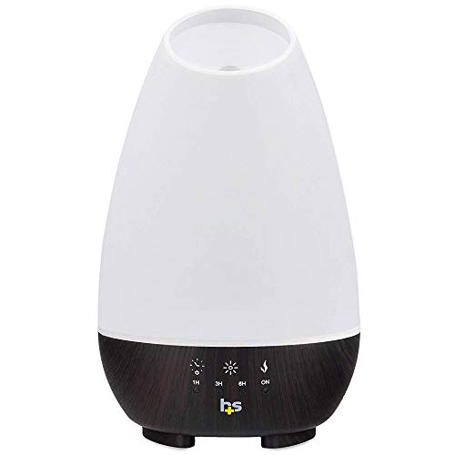 HealthSmart Essential Oil Diffuser, Cool Mist Humidifier and Aromatherapy Diffuser, FSA HSA Eligible with 500ML