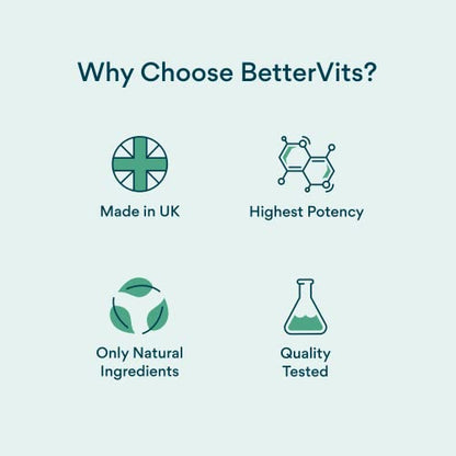 Bettervits Collagen Complex | 1000mg Hydrolyzed Capsules | Skin | Hair | Nails | Joints | Hydrates & Smooths | With Hyaluronic Acid & Vitamin E BettervitsBuy Supplements Australia