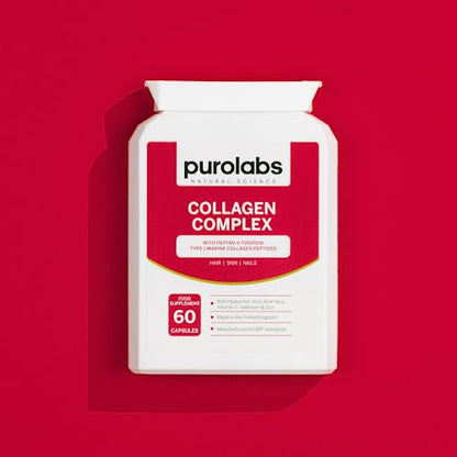 Marine Collagen Complex - Collagen Supplement for Women & Men - with Hyaluronic Acid & Vitamin C - High Strength PurolabsBuy Supplements Australia