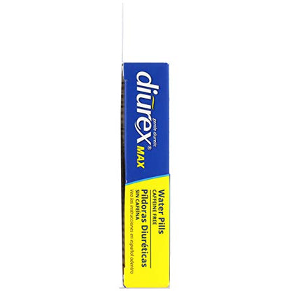 Diurex Max - Maximum Strength Caffeine-Free Diuretic Water Pills - Feel