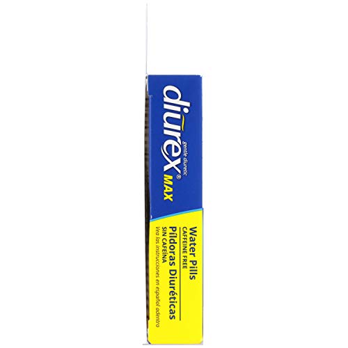 Diurex Max - Maximum Strength Caffeine-Free Diuretic Water Pills -(Pack of 2)