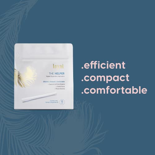 Loyal The Helper Vaginal Suppository Applicators | Efficient | Compact | Comfortable | Fits Most Brands, Pills LoyalBuy Supplements Australia