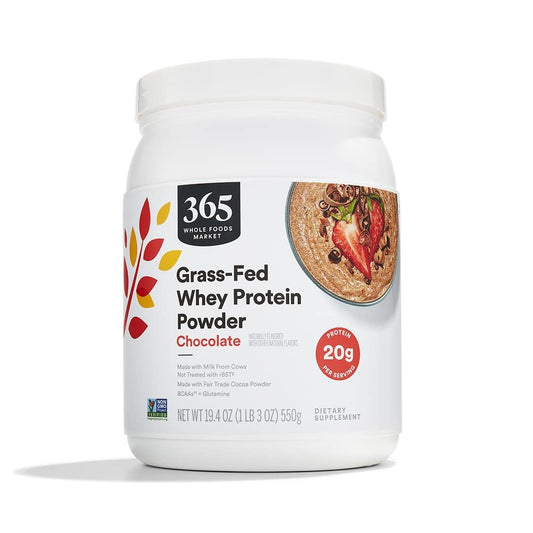 365 by Whole Foods Market, Chocolate Grass Fed Whey Protein, 19.4 Ounce - NutriGlobal