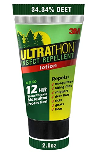3M Ultrathon Insect Repellent Lotion, Splash and Sweat Resistant, 2 Oz - NutriGlobal