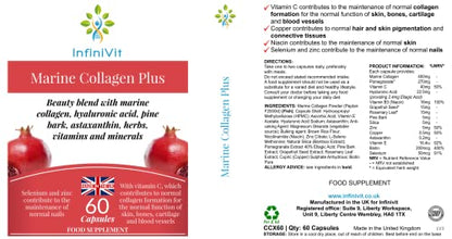 nfiniVit Marine Collagen Plus Blend Capsules - Hair Growth Enhancer with Enriched Vitamin C and Vitamin E InfiniVitBuy Supplements Australia