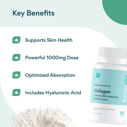 Bettervits Collagen Complex | 1000mg Hydrolyzed Capsules BettervitsBuy Supplements Australia