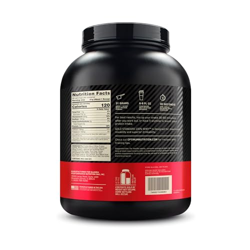 Optimum Nutrition Gold Standard 100% Whey Protein Powder, Cookies & Cream, 5 Pound Optimum NutritionBuy Supplements Australia