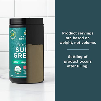 Ancient Nutrition Organic Watermelon Supergreens, 8.82 OZ Ancient NutritionBuy Supplements Australia