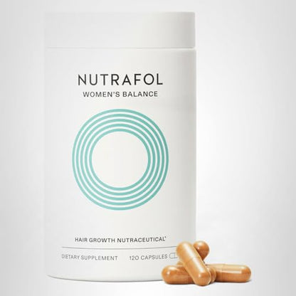 Nutrafol Women's Balance Hair Growth Supplements, Ages 45 and Up, Clinically Proven for Visibly Thicker Hair and Scalp Coverage, Dermatologist Recommended - 1 Month Supply NutrafolBuy Supplements Australia