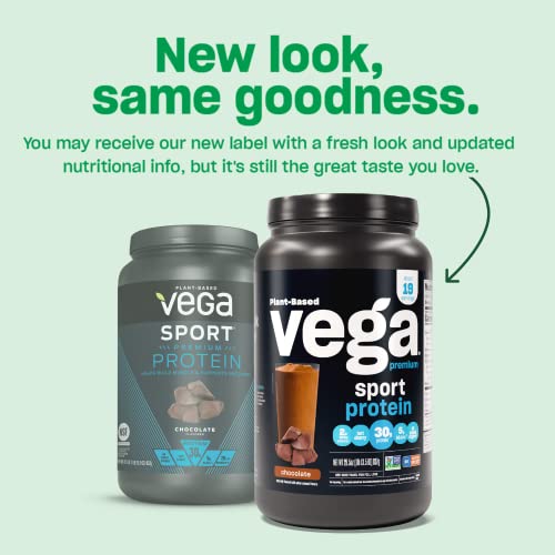 Vega Premium Sport Protein Chocolate Protein Powder, Vegan, Non GMO, Gluten Free VegaBuy Supplements Australia