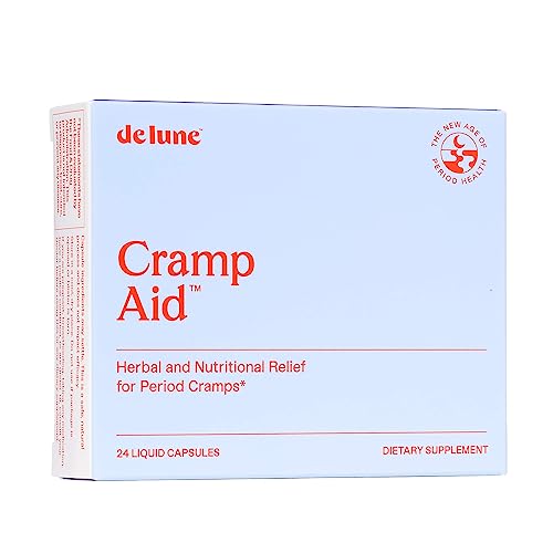 De Lune Cramp Aid, Herbal and Natural Relief for Period Cramps with Fenugreek Seed