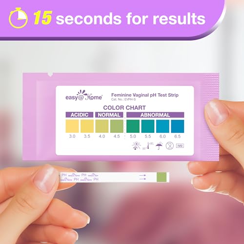 Easy@Home Vaginal pH Test -10 Strips | BV Test Kit at Home for Women | Yeast Infection Test + pH Balance Easy@HomeBuy Supplements Australia