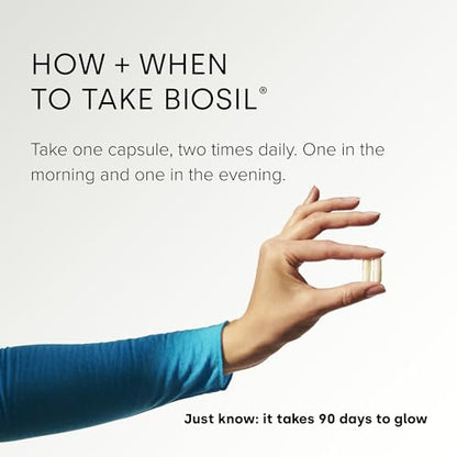 Biosil Collagen Generator - 60 Capsules - with Patented ch-OSA Complex - Generates & Protects BioSilBuy Supplements Australia