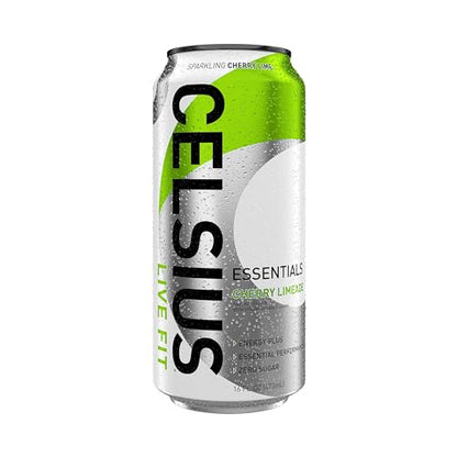 CELSIUS ESSENTIALS, Sparkling Cherry Limeade, Performance Energy Drink 16 Fl Oz CELSIUSBuy Supplements Australia