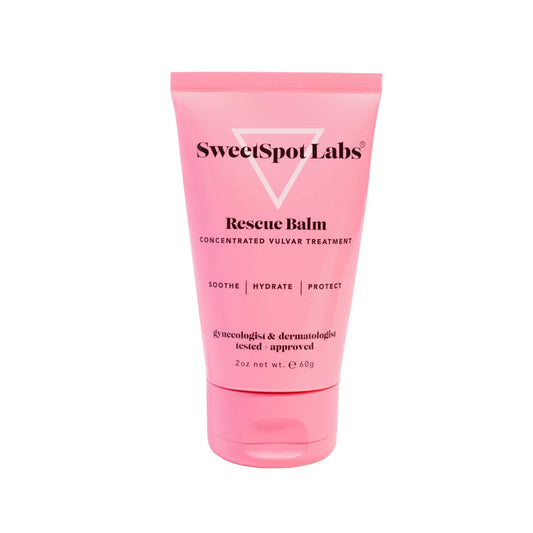 SweetSpot Labs Rescue Balm, Feminine Dryness, Irritation & Itch Relief with Colloidal Oatmeal