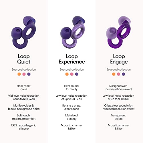 Loop Experience Ear Plugs for Concerts – High Fidelity Hearing Protection LoopBuy Supplements Australia