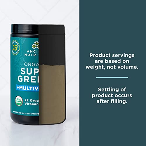 Ancient Nutrition Organic SuperGreens and Multivitamin Powder with Probiotics Ancient NutritionBuy Supplements Australia