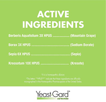 YeastGard Advanced Homeopathic Yeast Infection Vaginal Suppositories - 10 count Box Yeast-GardBuy Supplements Australia