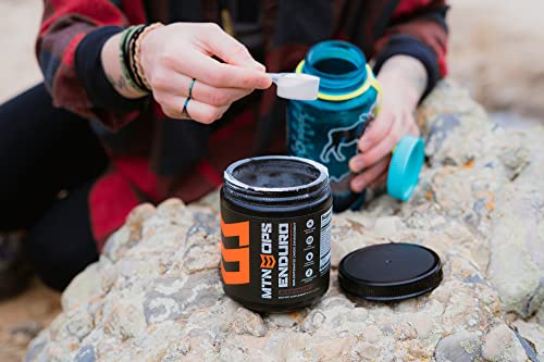 MTN OPS Enduro Nitric Oxide Supplement & Stim-Free Pre Workout - 30 Servings - with Magnesium Citrate, Beet Root Powder, Niacinamide, L Arginine & L Citrulline - Pink Lemonade Flavor